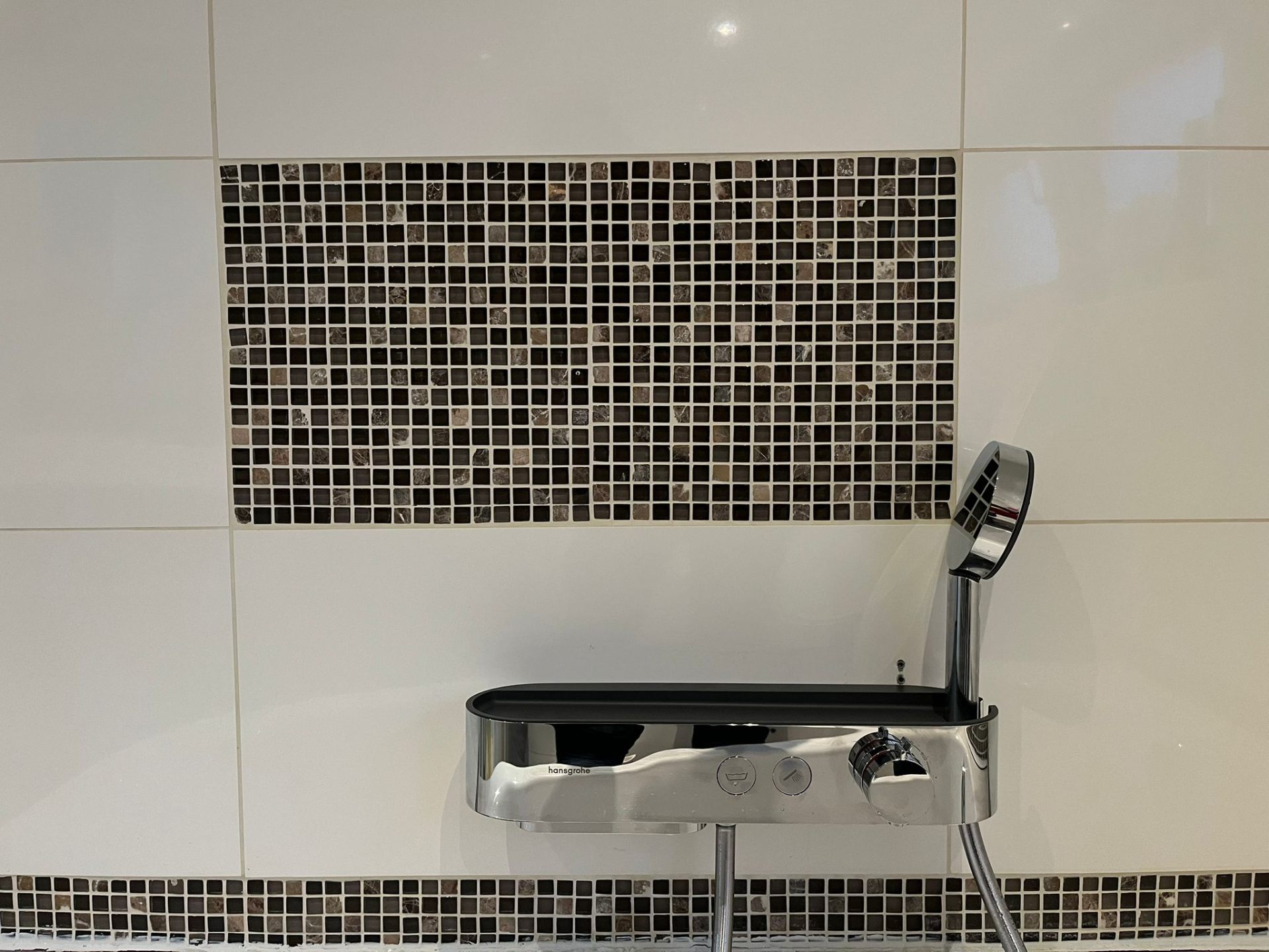 Douche met hansgrohe thermostaat