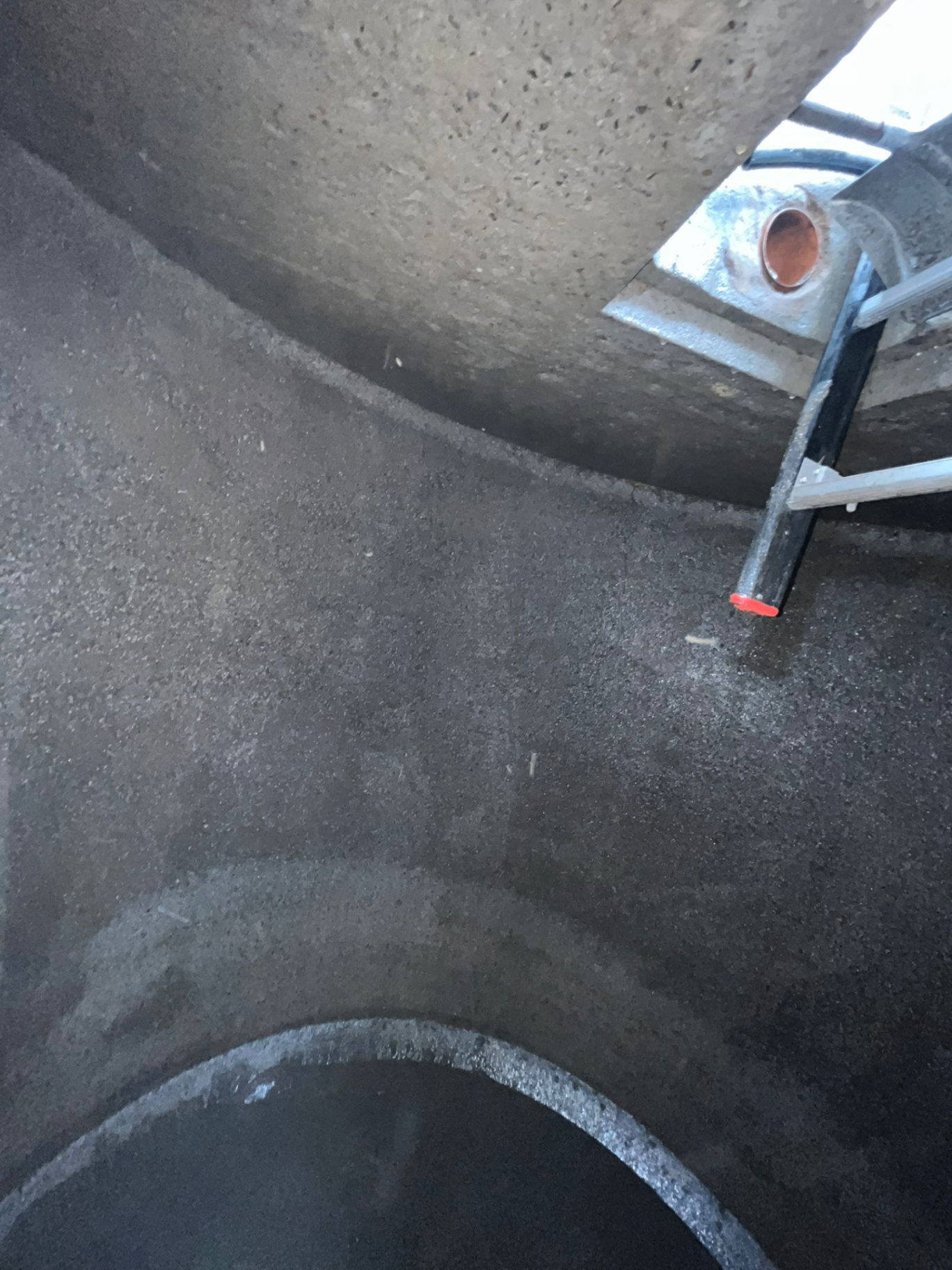 Regenwaterput na reiniging